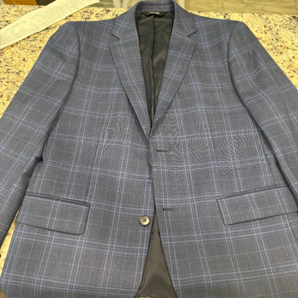 Mens Blazer - Blue - Jos.A Bank - Picture 3 of 4